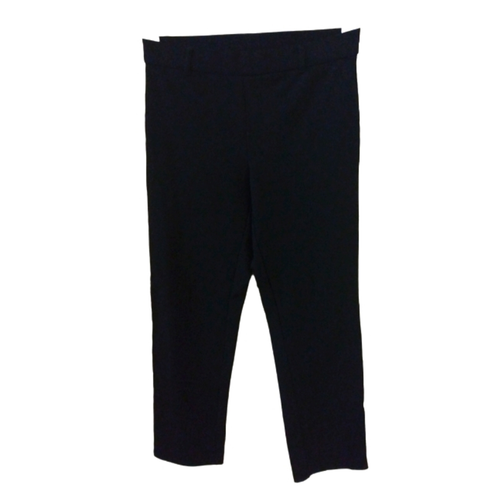 HUE Pull On Stretch Dress Pant Straight Leg Flexible Comfy Business Casual M